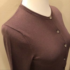 Ann Taylor LOFT Jewel Button Cardigan